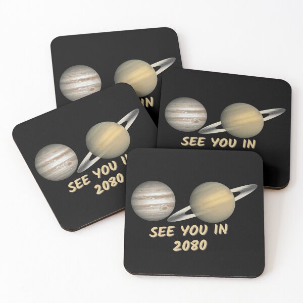 Item preview, Winter Solstice 'Great Conjunction' Of Jupiter And Saturn designed and sold by Happy-PrintZ.