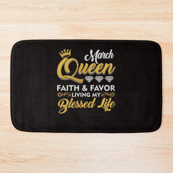 Item preview, March Queen Faith And Favor Living My Blessed Life designed and sold by CR-SHOP.