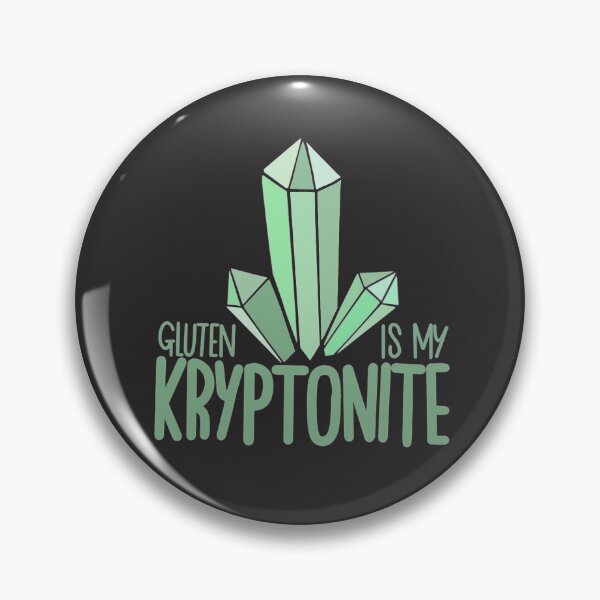Item preview, Gluten Is My Kryptonite - Celiac Coeliac Gluten Free Intolerance Allergy designed and sold by GoodMoodFood.