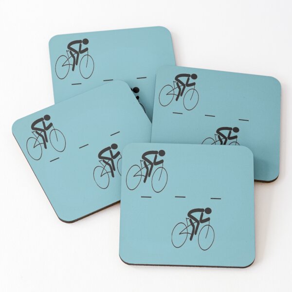 Item preview, Racing cyclists on blue designed and sold by tetibright.