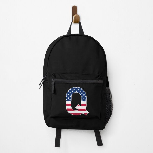 Item preview, Letter Q Capital Alphabet Q American Flag Gifts designed and sold by Shariss.
