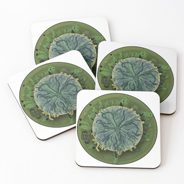 Item preview, green green jellyfish designed and sold by dosladesign.