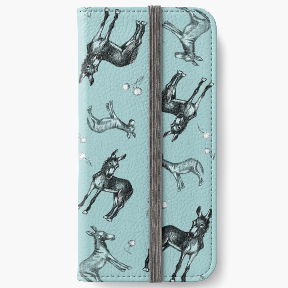 Donkeys and Dandelions iPhone Wallet