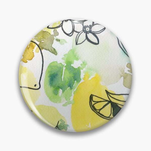 Item preview, watercolor lemons designed and sold by kosarandrea.