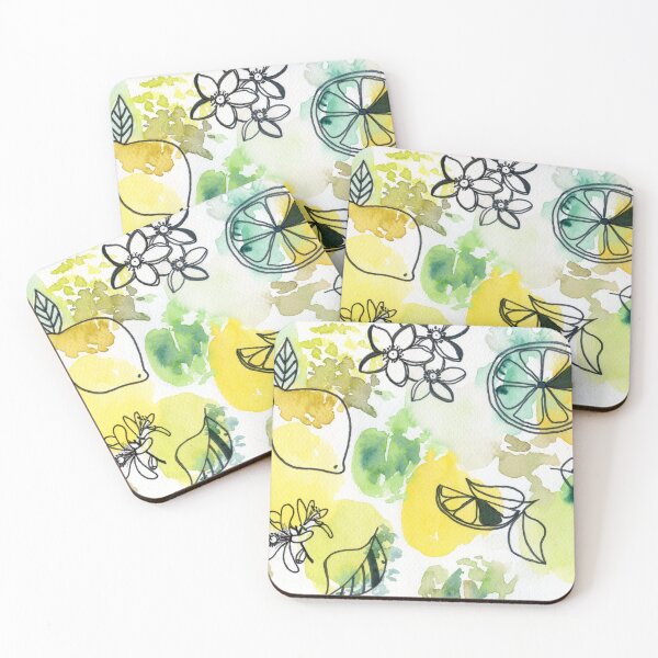 Item preview, watercolor lemons designed and sold by kosarandrea.
