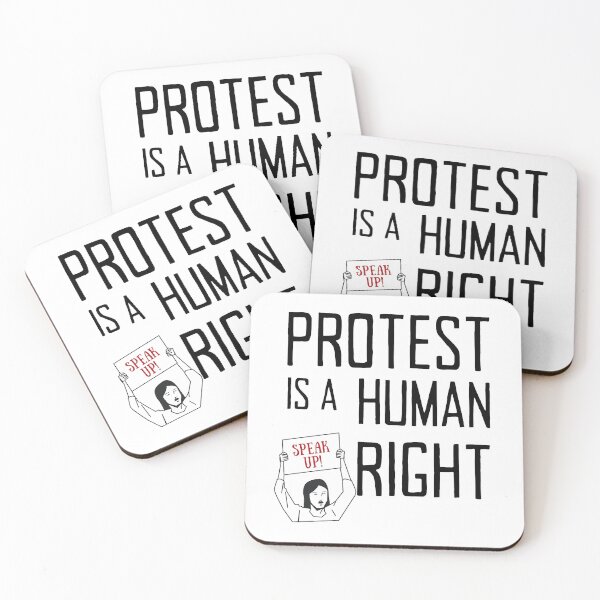 Item preview, Protest Is A Human Right! designed and sold by IntegrityDesign.