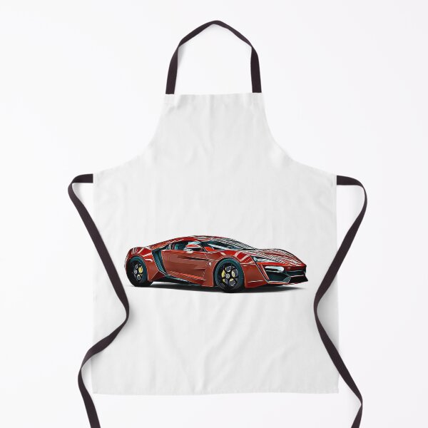 Item preview, Lykan Hypersport Supercar Racing Cartoon designed and sold by Auto-Prints.