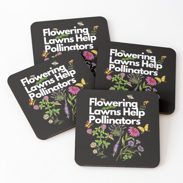 Item preview, Flowering Lawns Help Pollinators designed and sold by EarthArtDesigns.