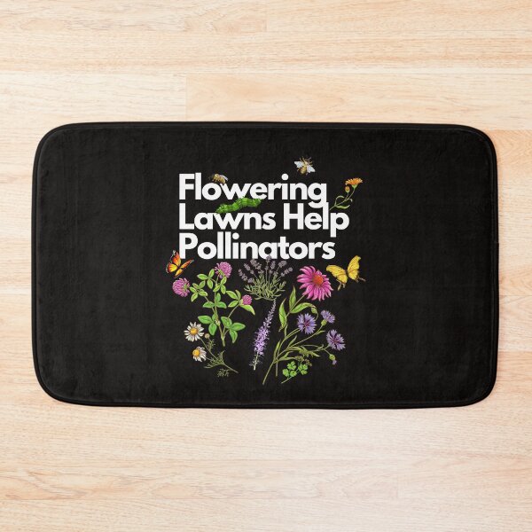 Item preview, Flowering Lawns Help Pollinators designed and sold by EarthArtDesigns.