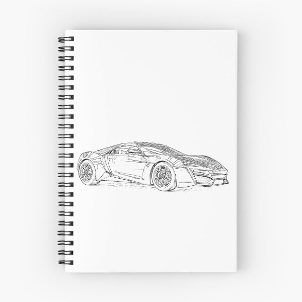 Item preview, Lykan Hypersport Supercar Racing Wireframe designed and sold by Auto-Prints.