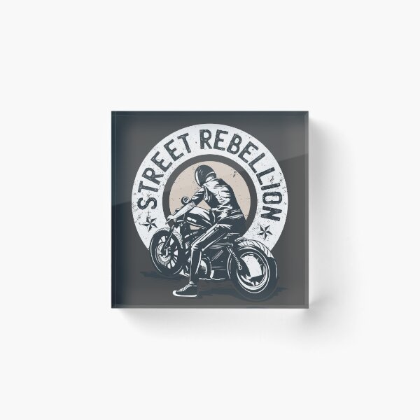 Item preview, Street Rebellion Biker quote  designed and sold by FFelder.