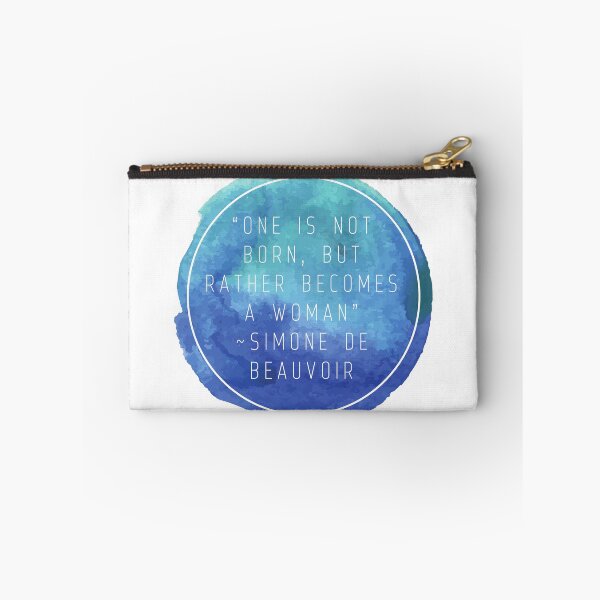 Item preview, "One Is Not Born, But Rather Becomes A Woman" | Quote by Simone De Beauvoir designed and sold by cattiktoks1718.