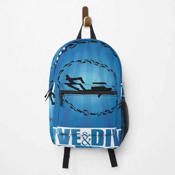 Item preview, Live and Dive of Same Planet Different World Diving Art designed and sold by TheInkElephant.
