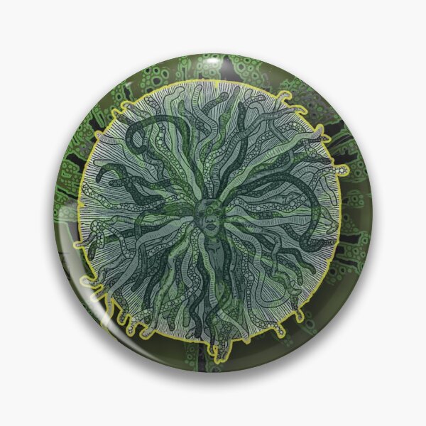 Item preview, green green jellyfish designed and sold by dosladesign.
