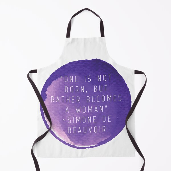 Item preview, "One Is Not Born, But Rather Becomes A Woman" | Quote by Simone De Beauvoir designed and sold by cattiktoks1718.