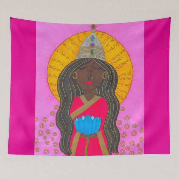 Item preview, Lakshmi - Hindu Goddess of Abundance  designed and sold by LauriAnnLumby.
