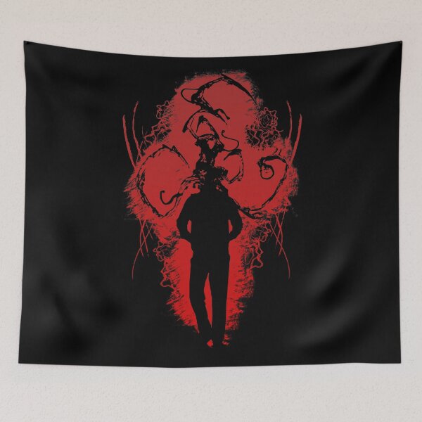 Item preview, Not a Human - Red Abstract designed and sold by NissaArt.