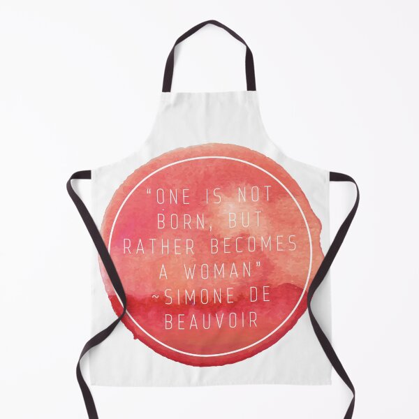 Item preview, "One Is Not Born, But Rather Becomes A Woman" | Quote by Simone De Beauvoir designed and sold by cattiktoks1718.
