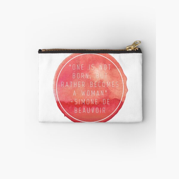 Item preview, "One Is Not Born, But Rather Becomes A Woman" | Quote by Simone De Beauvoir designed and sold by cattiktoks1718.