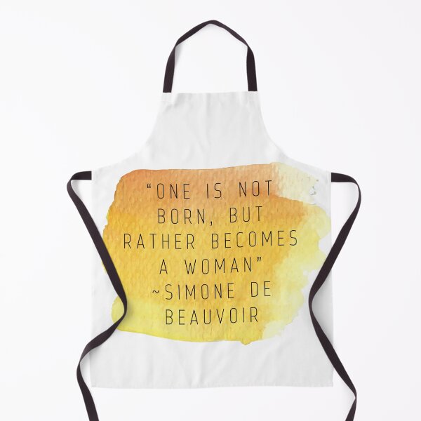 Item preview, "One Is Not Born, But Rather Becomes A Woman" | Quote by Simone De Beauvoir designed and sold by cattiktoks1718.