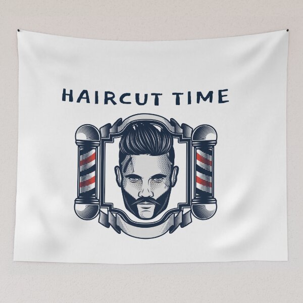 Item preview,  Barber Haircut Time designed and sold by joabaj.