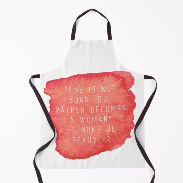 Item preview, "One Is Not Born, But Rather Becomes A Woman" | Quote by Simone De Beauvoir designed and sold by cattiktoks1718.