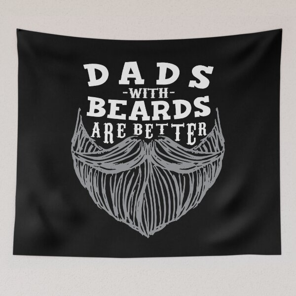 Item preview, Dads With Beards Are Better-FUNNY AND CUTE GIFT FOR DADS designed and sold by Aminepop.