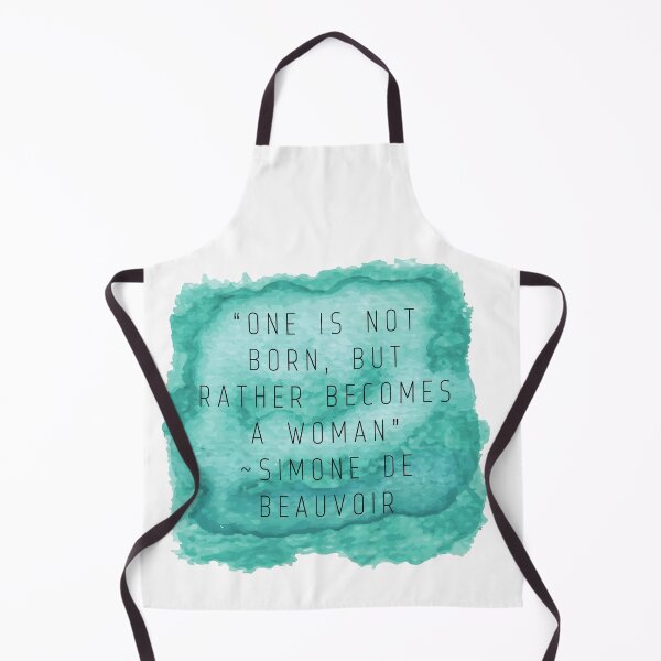 Item preview, "One Is Not Born, But Rather Becomes A Woman" | Quote by Simone De Beauvoir designed and sold by cattiktoks1718.