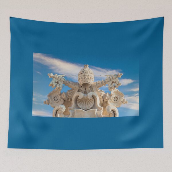 Item preview, Antique Vatican symbol located in Saint Peter Square, Rome, Italy designed and sold by Paolo Modena Photography    -   Fine Italian Art.
