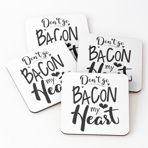 Item preview, Don't Go Bacon My Heart Funny Valentines Day designed and sold by happinestSHOP.