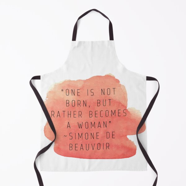 Item preview, "One Is Not Born, But Rather Becomes A Woman" | Quote by Simone De Beauvoir designed and sold by cattiktoks1718.