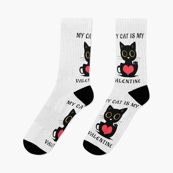 Item preview, My Cat Is My Valentine designed and sold by sketchypages.