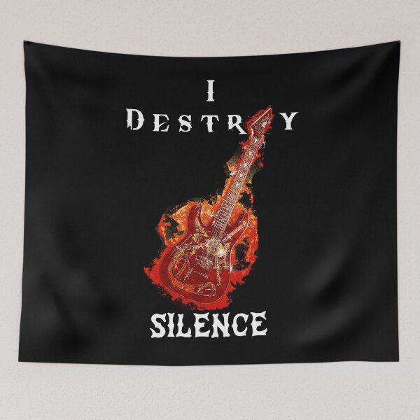 Item preview, I destroy silence designed and sold by The Full Cart.