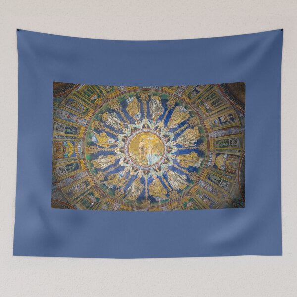 Item preview, Historic byzantine mosaic in Saint Vitale Basilica, Ravenna, Italy designed and sold by Paolo Modena Photography    -   Fine Italian Art.