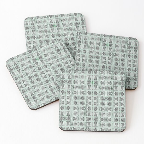 Item preview, zuni style green pattern designed and sold by vincentbiollaz.