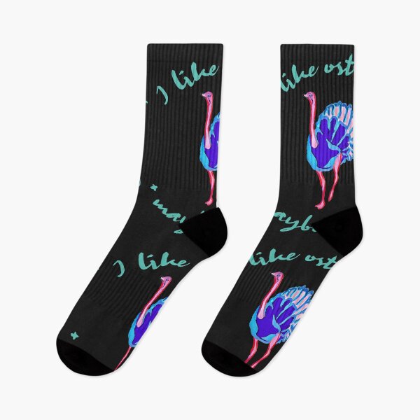 Item preview, I like ostriches and maybe 2 people  designed and sold by DesignsofNote.