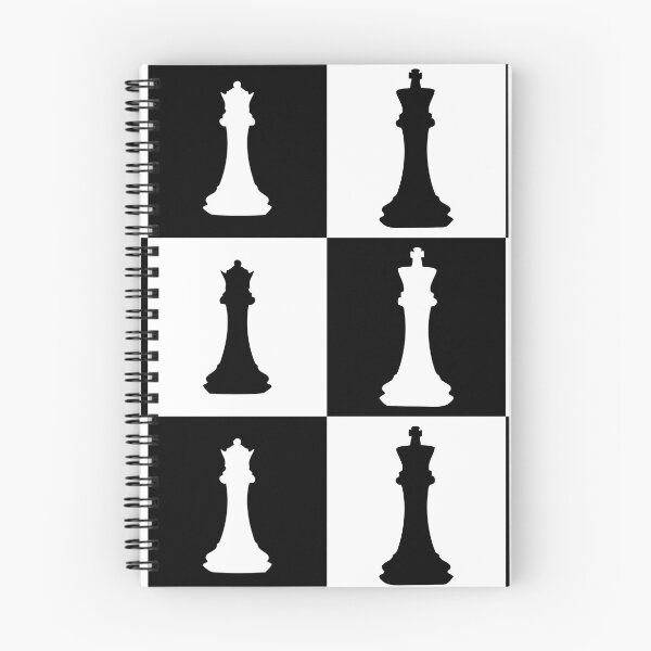 Item preview, Chequered Pattern Chess Queen King Black White designed and sold by Harlake.