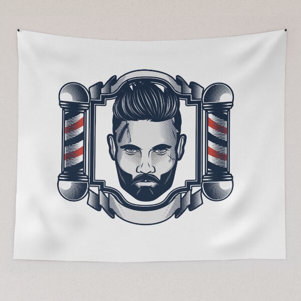 Item preview, Barber And Barbershop designed and sold by joabaj.
