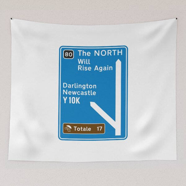 Item preview, The Fall Mark E Smith NWRA Road Sign designed and sold by WASABISQUID.