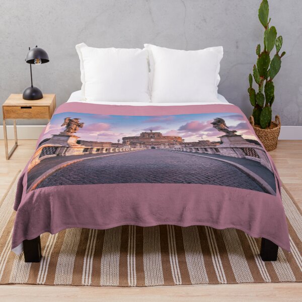 Item preview, Castel Sant'Angelo (Saint Angel Castle) in Rome (Roma), Italy. Historic monument with nobody at sunrise. designed and sold by Paolo Modena Photography - Fine Italian Art.