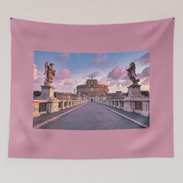 Item preview, Castel Sant'Angelo (Saint Angel Castle) in Rome (Roma), Italy. Historic monument with nobody at sunrise. designed and sold by Paolo Modena Photography    -   Fine Italian Art.