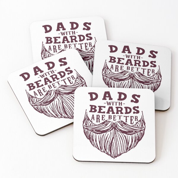 Item preview, Dads With Beards Are Better-FUNNY AND CUTE GIFT FOR DADS designed and sold by Aminepop.