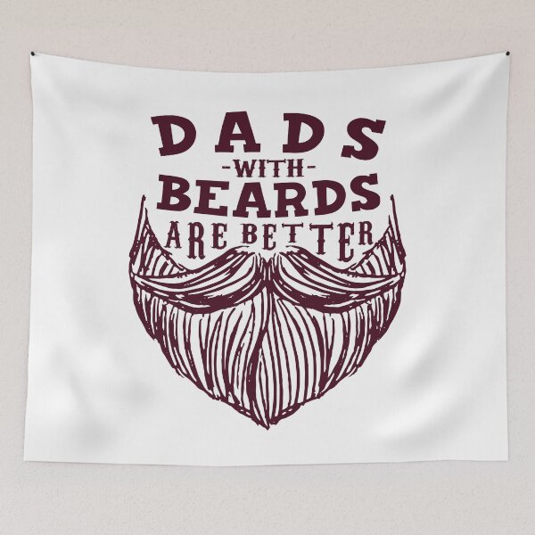 Item preview, Dads With Beards Are Better-FUNNY AND CUTE GIFT FOR DADS designed and sold by Aminepop.