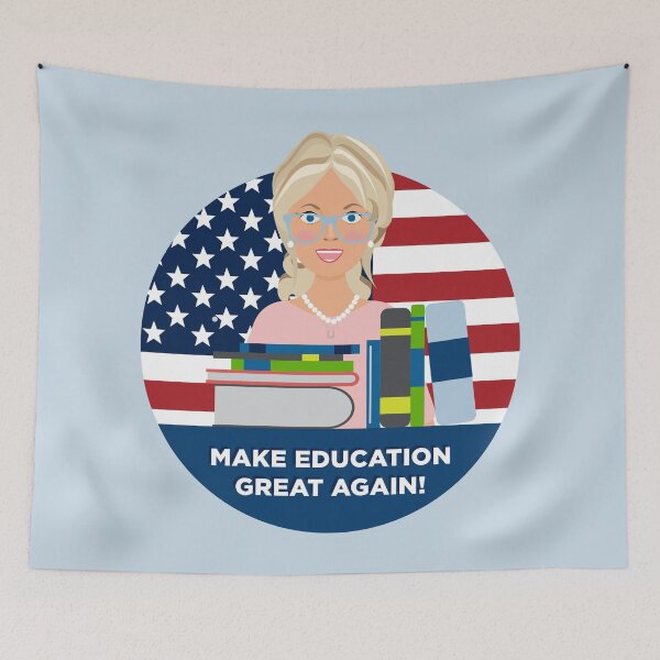 Item preview, Jill Biden Illustration-Make Education Great Again designed and sold by HeraAndKosmos.