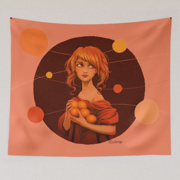 Aperçu de l'œuvre Fille orange créée et vendue par crisarroyo.