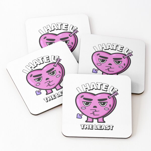 Item preview, I hate you the least funny valentines day gift  designed and sold by Vanissa Berg.