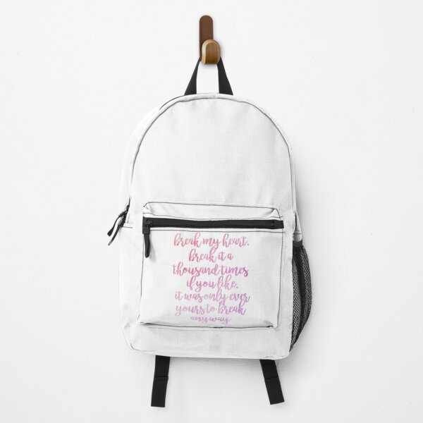 Item preview, break my heart selection quote pink ombre designed and sold by lovely-lyrics.