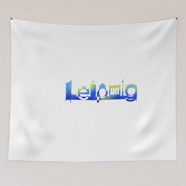 Item preview, Leipzig Skyline Graffiti with Sights designed and sold by Grafikus.