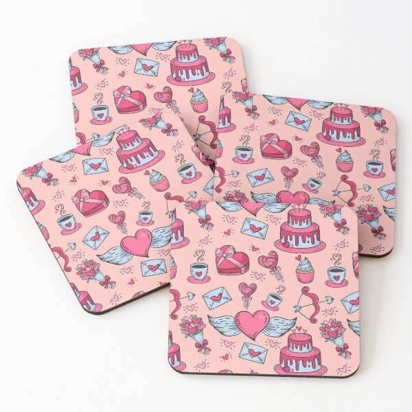 Item preview, Valentines Day Repeating Pattern Cute Pink designed and sold by VDKMerch.