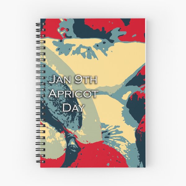 Aperçu de l'œuvre J'AIME LA JOURNÉE DE L'ABRICOT créée et vendue par REALDesign-Shop.